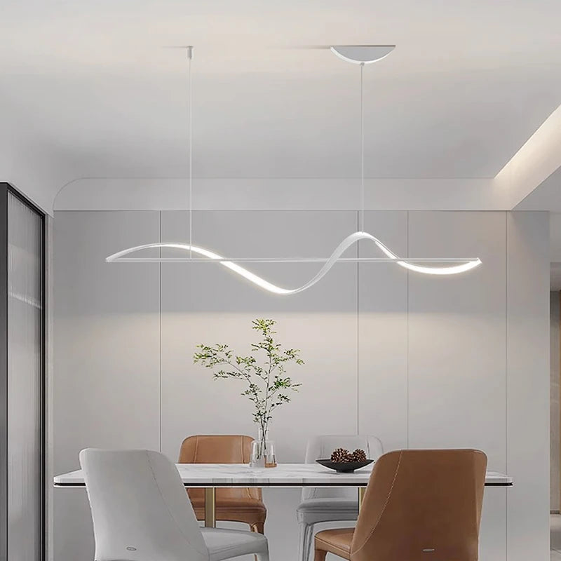 Kamodo™ Moderne LED Hanglamp – Dimbare Plafondlamp met Afstandsbediening voor Woonkamer, Eetkamer & Kantoor