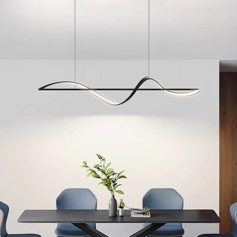 Kamodo™ Moderne LED Hanglamp – Dimbare Plafondlamp met Afstandsbediening voor Woonkamer, Eetkamer & Kantoor