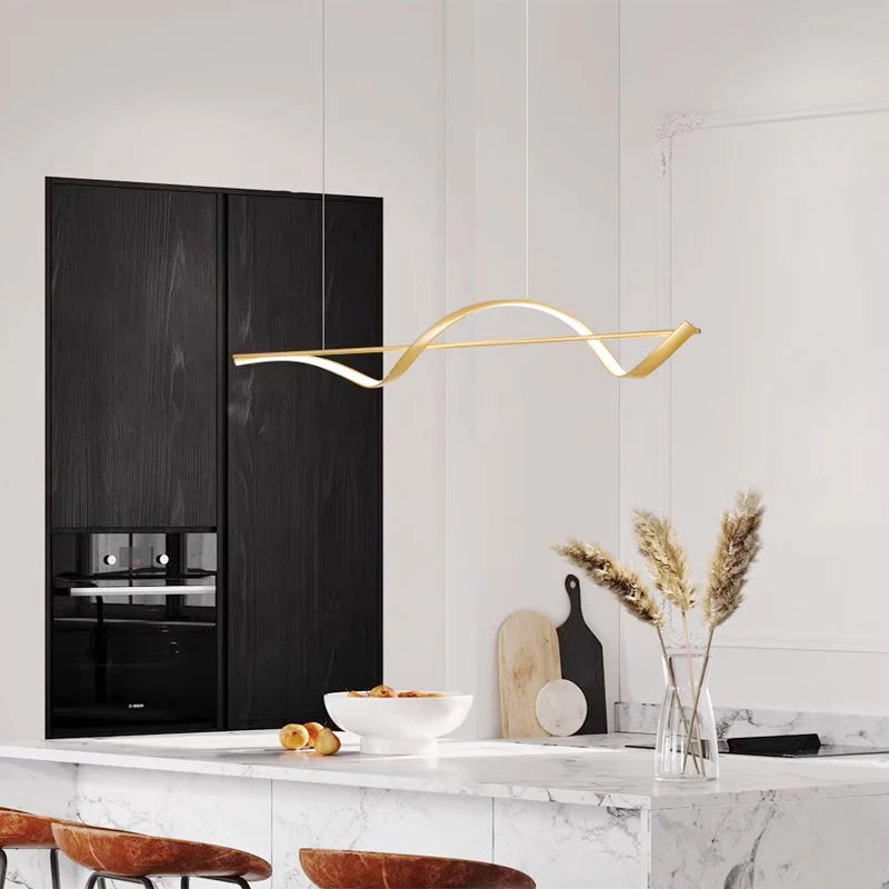 Kamodo™ Moderne LED Hanglamp – Dimbare Plafondlamp met Afstandsbediening voor Woonkamer, Eetkamer & Kantoor