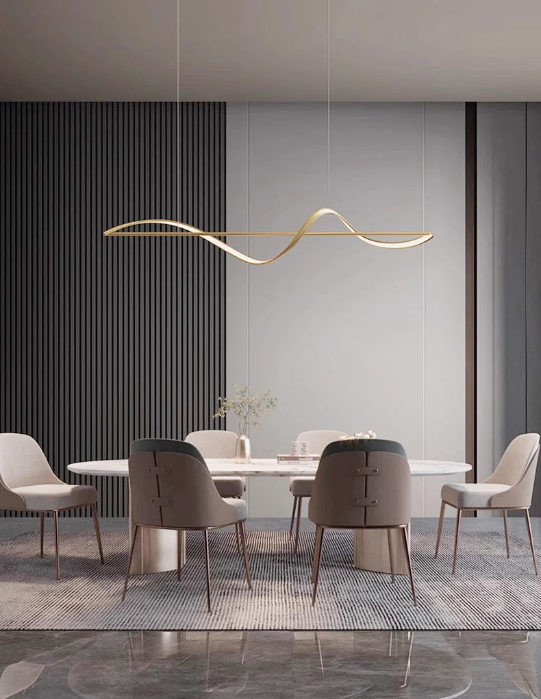 Kamodo™ Moderne LED Hanglamp – Dimbare Plafondlamp met Afstandsbediening voor Woonkamer, Eetkamer & Kantoor