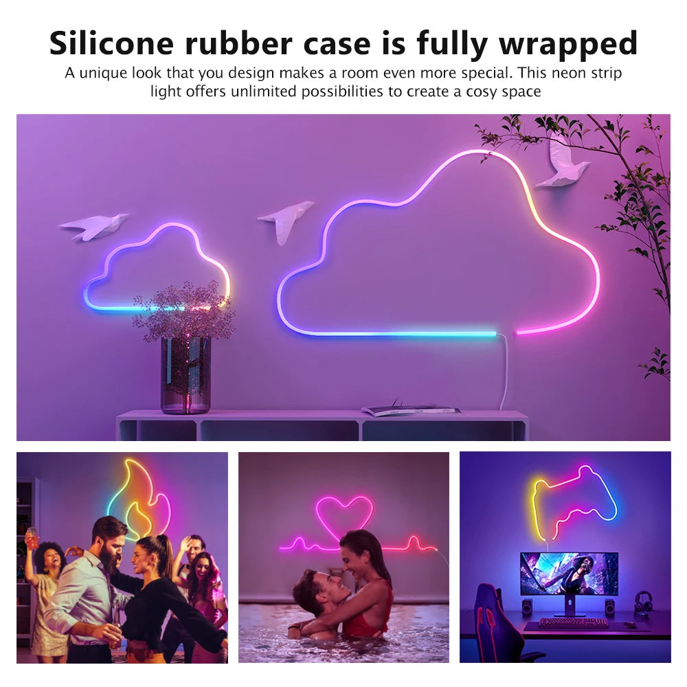 Kamodo™ Dynamische RGBIC Neon LedStrip