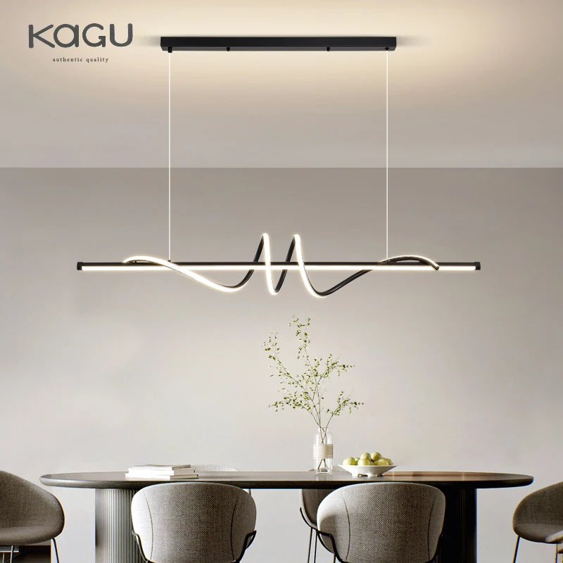 Kamodo™ Modern LED Dimbare Aluminium Kroonluchter – Flush Mount Plafondlamp met Afstandsbediening