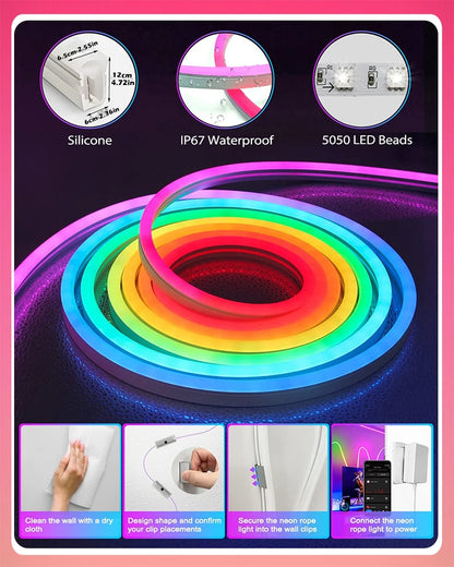 Kamodo™ Dynamische RGBIC Neon LedStrip