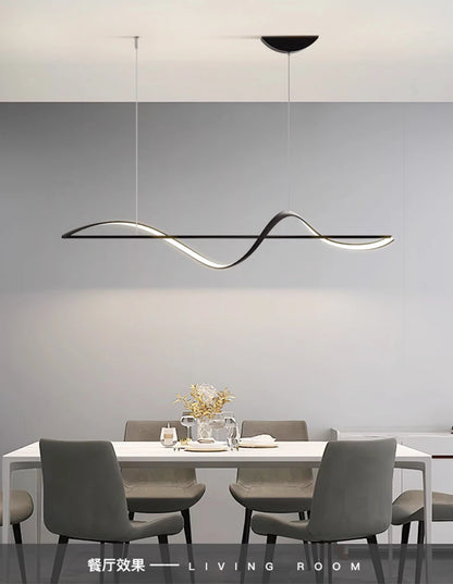 Kamodo™ Moderne LED Hanglamp – Dimbare Plafondlamp met Afstandsbediening voor Woonkamer, Eetkamer & Kantoor