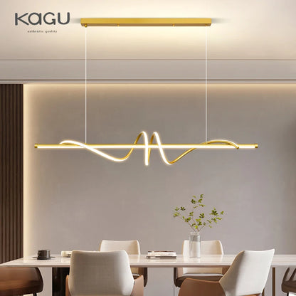 Kamodo™ Modern LED Dimbare Aluminium Kroonluchter – Flush Mount Plafondlamp met Afstandsbediening