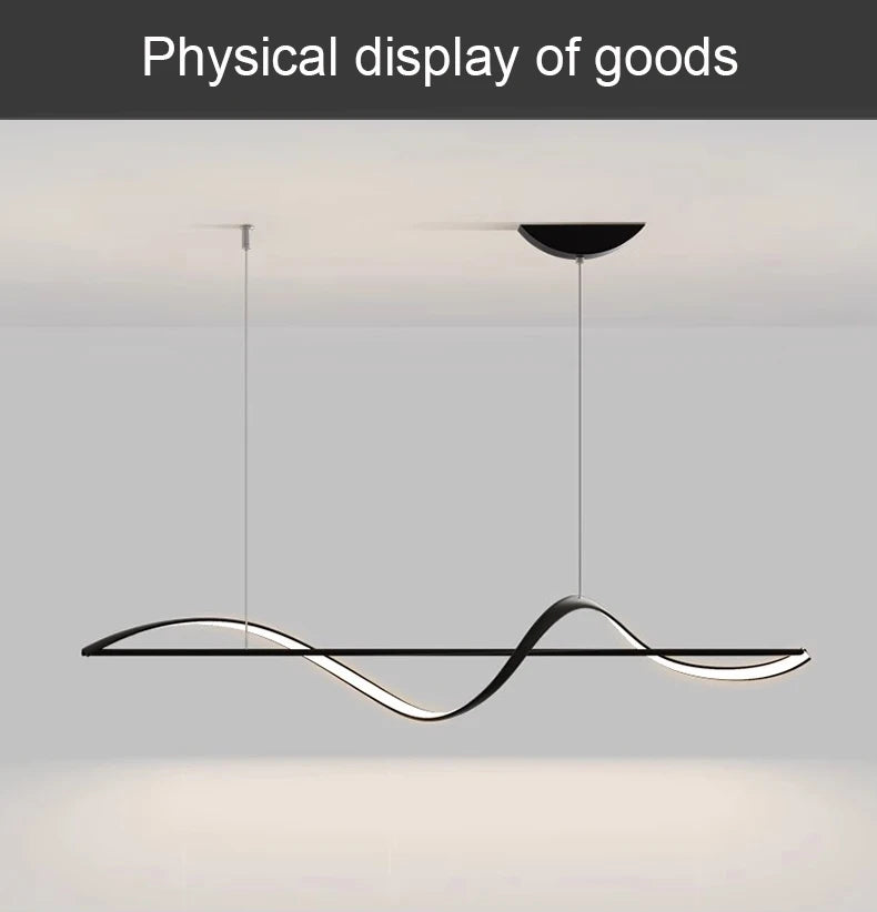 Kamodo™ Moderne LED Hanglamp – Dimbare Plafondlamp met Afstandsbediening voor Woonkamer, Eetkamer & Kantoor
