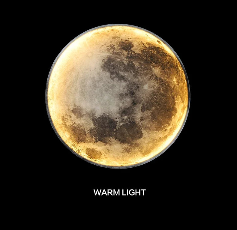 Kamodo™ LunarLux 3D Maanlamp – Luxe Wanddecoratie & Sfeerverlichting