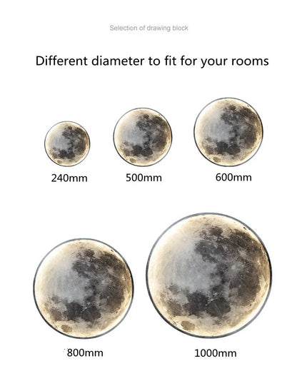 Kamodo™ LunarLux 3D Maanlamp – Luxe Wanddecoratie & Sfeerverlichting