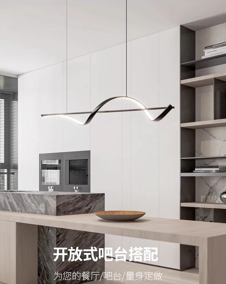 Kamodo™ Moderne LED Hanglamp – Dimbare Plafondlamp met Afstandsbediening voor Woonkamer, Eetkamer & Kantoor