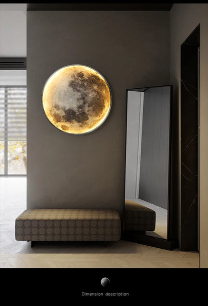 Kamodo™ LunarLux 3D Maanlamp – Luxe Wanddecoratie & Sfeerverlichting