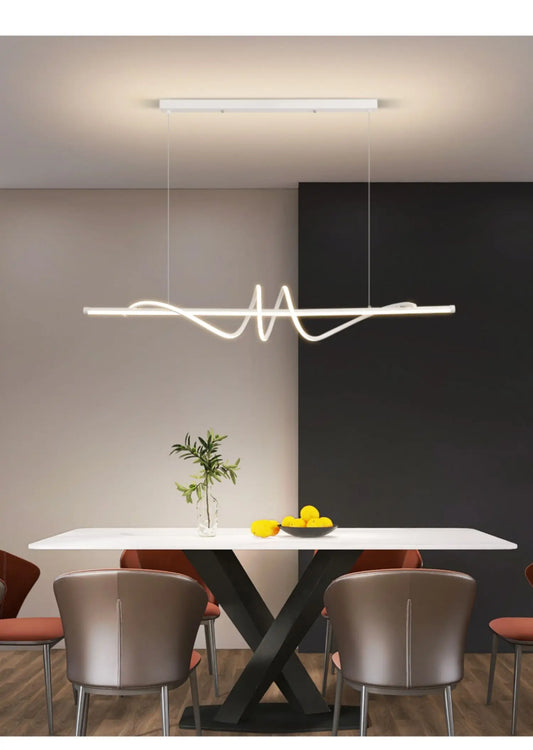 Kamodo™ Modern LED Dimbare Aluminium Kroonluchter – Flush Mount Plafondlamp met Afstandsbediening