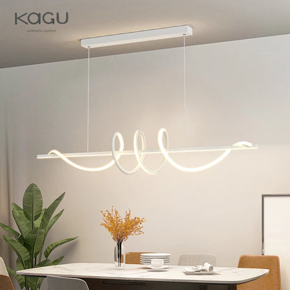 Kamodo™ Modern LED Dimbare Aluminium Kroonluchter – Flush Mount Plafondlamp met Afstandsbediening