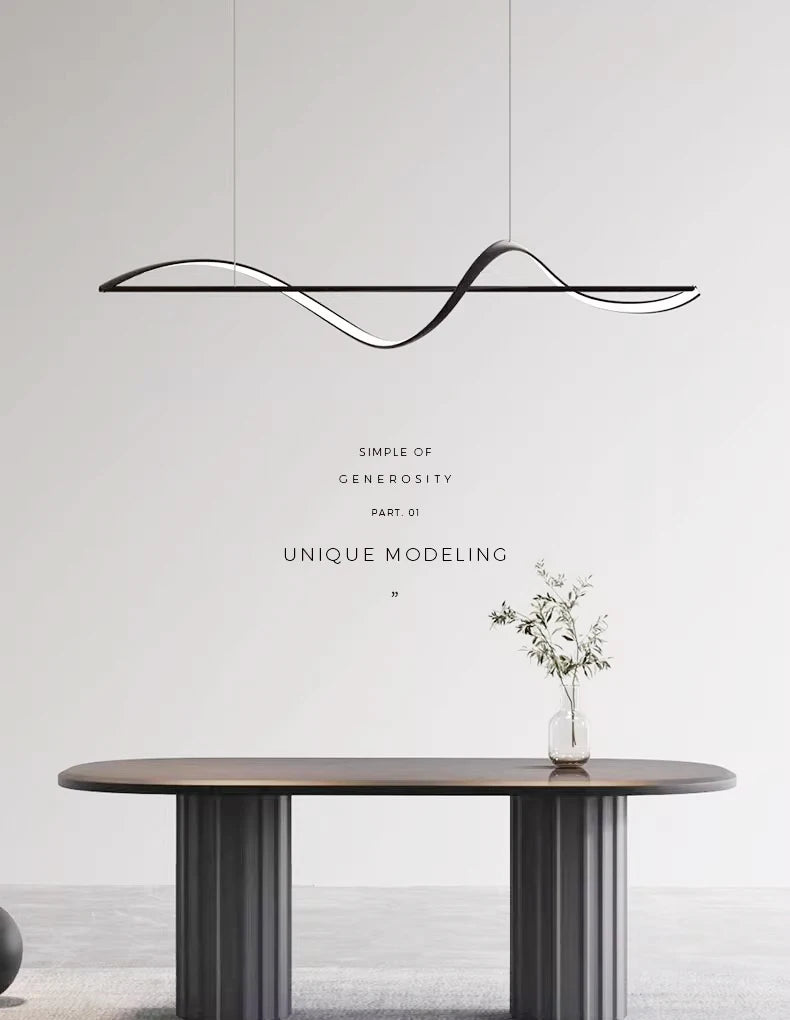 Kamodo™ Moderne LED Hanglamp – Dimbare Plafondlamp met Afstandsbediening voor Woonkamer, Eetkamer & Kantoor