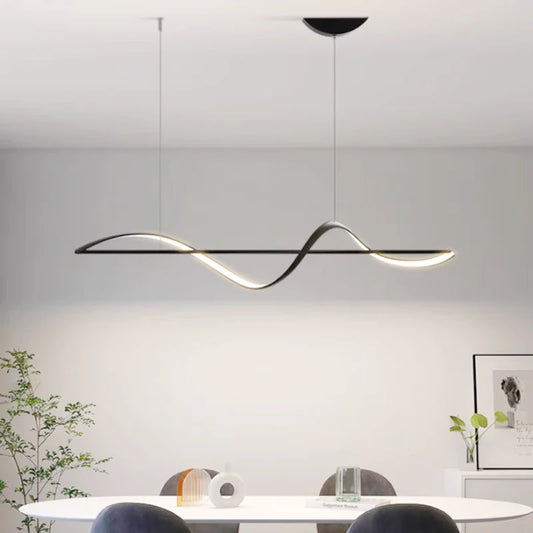 Kamodo™ Moderne LED Hanglamp – Dimbare Plafondlamp met Afstandsbediening voor Woonkamer, Eetkamer & Kantoor
